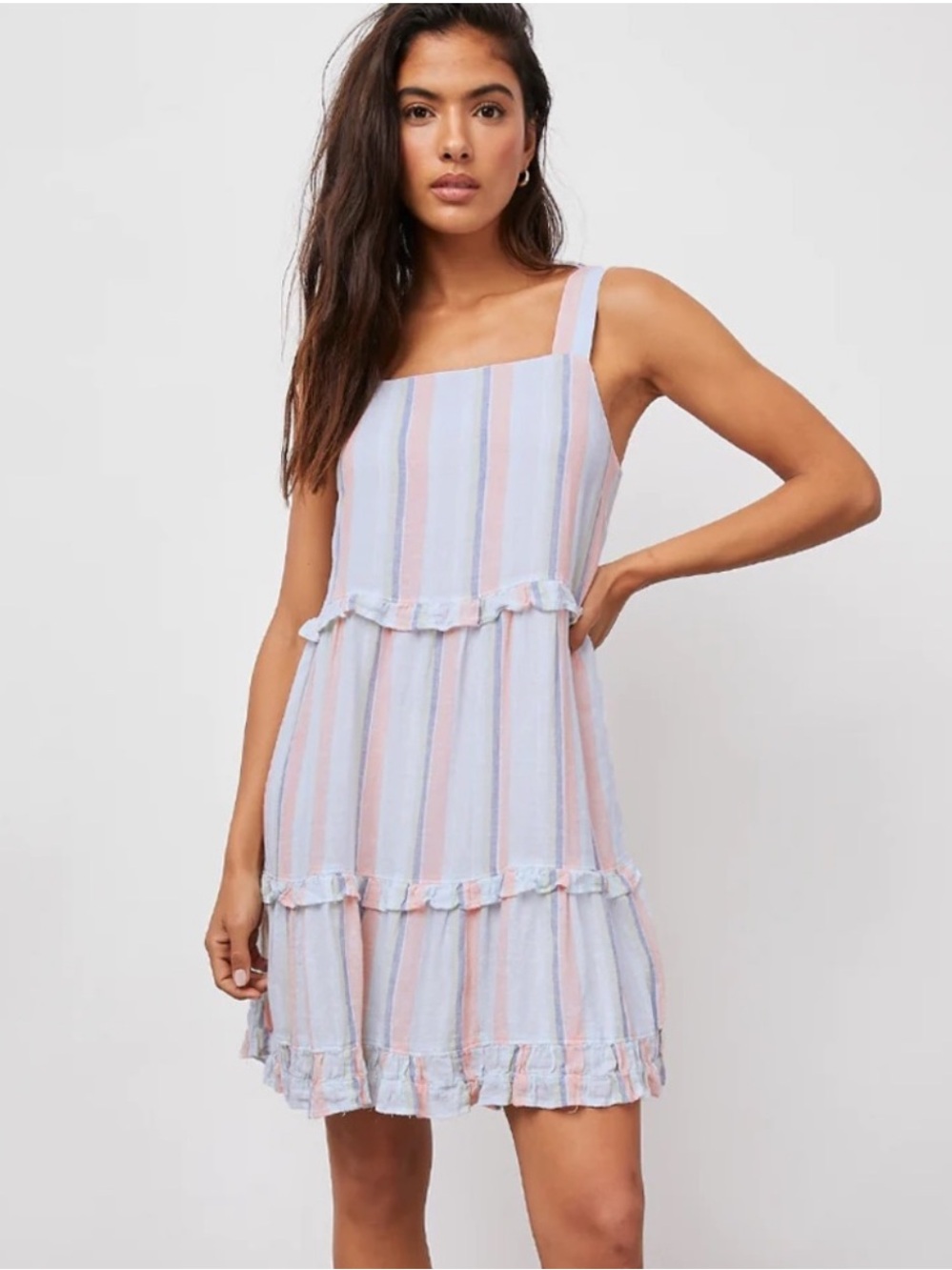 Rails Sandy Dress in Biarritz Multi Stripe size M